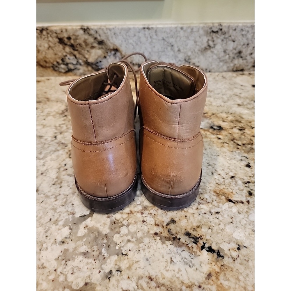 Florsheim Montinaro Brown Leather Plain Toe Chukka Boots 11739-257 Men Sz 12D - Picture 7 of 11